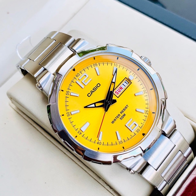 Đồng hồ nam dây thép không gỉ Casio - MTP-E119D