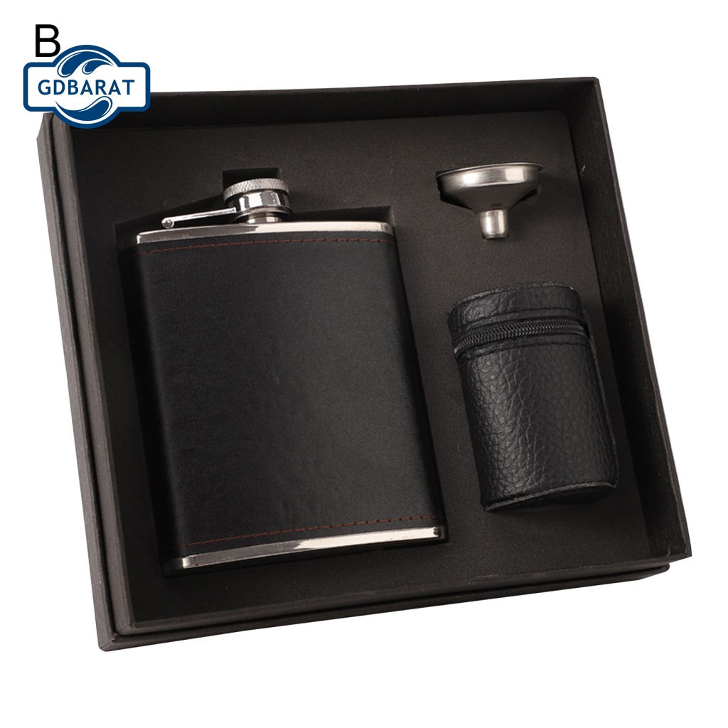 1 Bộ Bình Đựng Rượu 7oz Chống Sốc &amp; Rò Rỉ