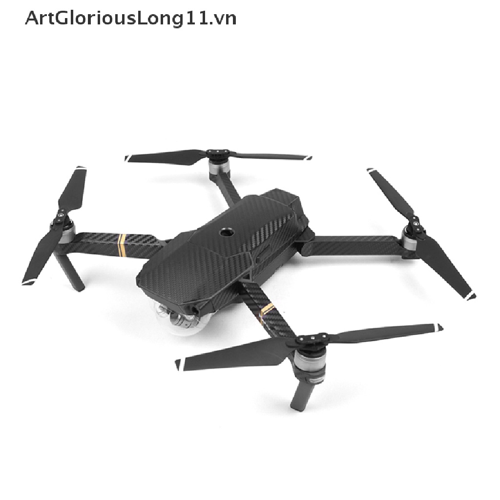 Miếng Dán Trang Trí Bằng Sợi Carbon Chống Nước Cho DJI Mavic Pro