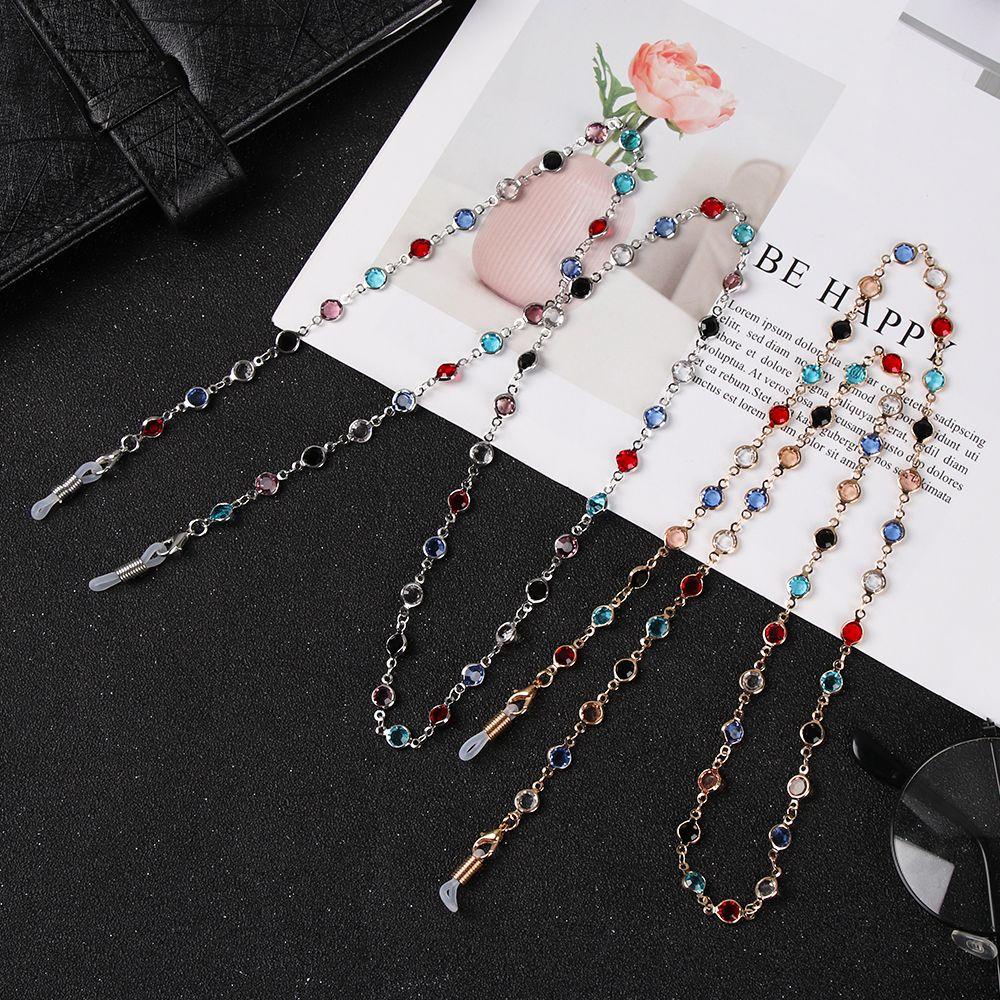 Dây Đeo Mắt Kính Bằng Thép Không Gỉ Xỏ Hạt Phong Cách Vintage