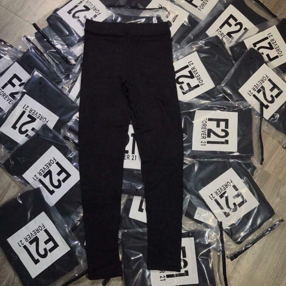 Quần legging F21 cạp cao, nâng mông, chất umi dày đẹp cao cấp Q2B03