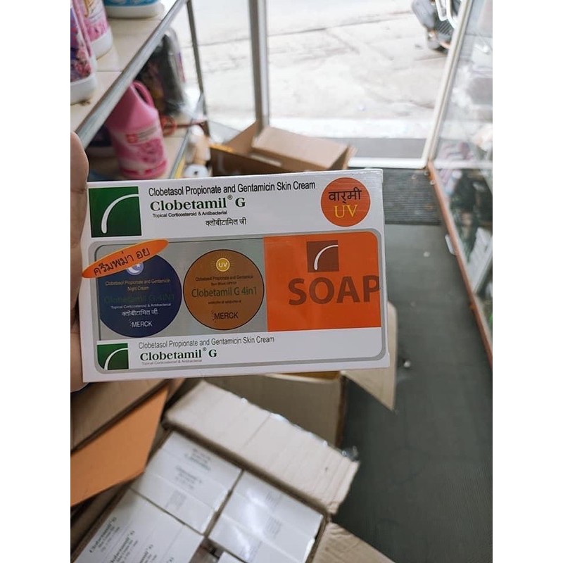 BỘ TRỊ NÁM - MỤN - TÀN NHANG CLOBETAMIL G + KEM DƯỠNG GARNIER THÁI LAN | BigBuy360 - bigbuy360.vn