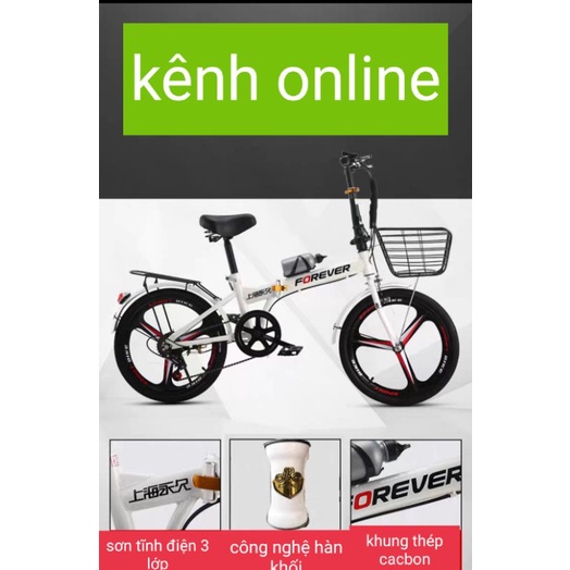 XE ĐẠP GẤP GỌN FOREVER 20 INCH -TẶNG KÈM GÓI QUÀ KHỦNG-