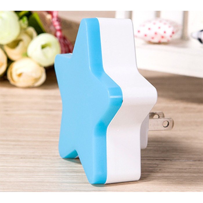 Đèn Ngủ Cảm Ứng Ánh Sáng Kiểu Ngôi Sao, Tự Động Bật Vào Buổi Tối - Bảo Hành 1 Tháng