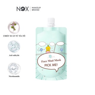 Mặt Nạ Bùn NOX Làm Sạch Da Thu Nhỏ Lỗ Chân Lông Giảm Kiểm Soát Dầu Mụn 150G