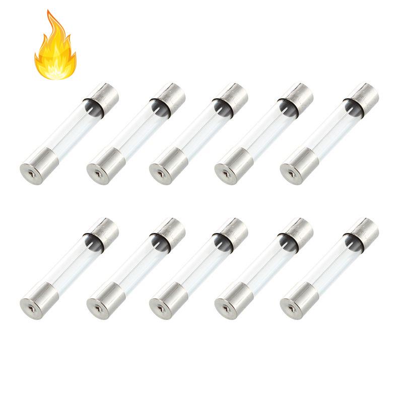 10 Cầu Chì Ống Thủy Tinh 6x30mm 250v 10a
