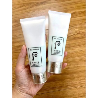 -Sữa rửa mặt whoo trắng