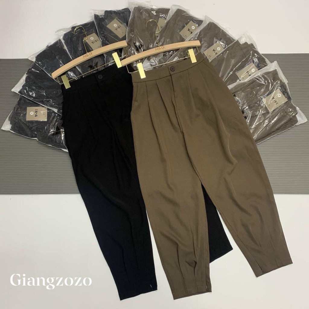 Quần Baggy dài Form Hàn Quốc đẹp, khóa chân, xếp ly - size 42- 83kg ( Bigsize) | BigBuy360 - bigbuy360.vn