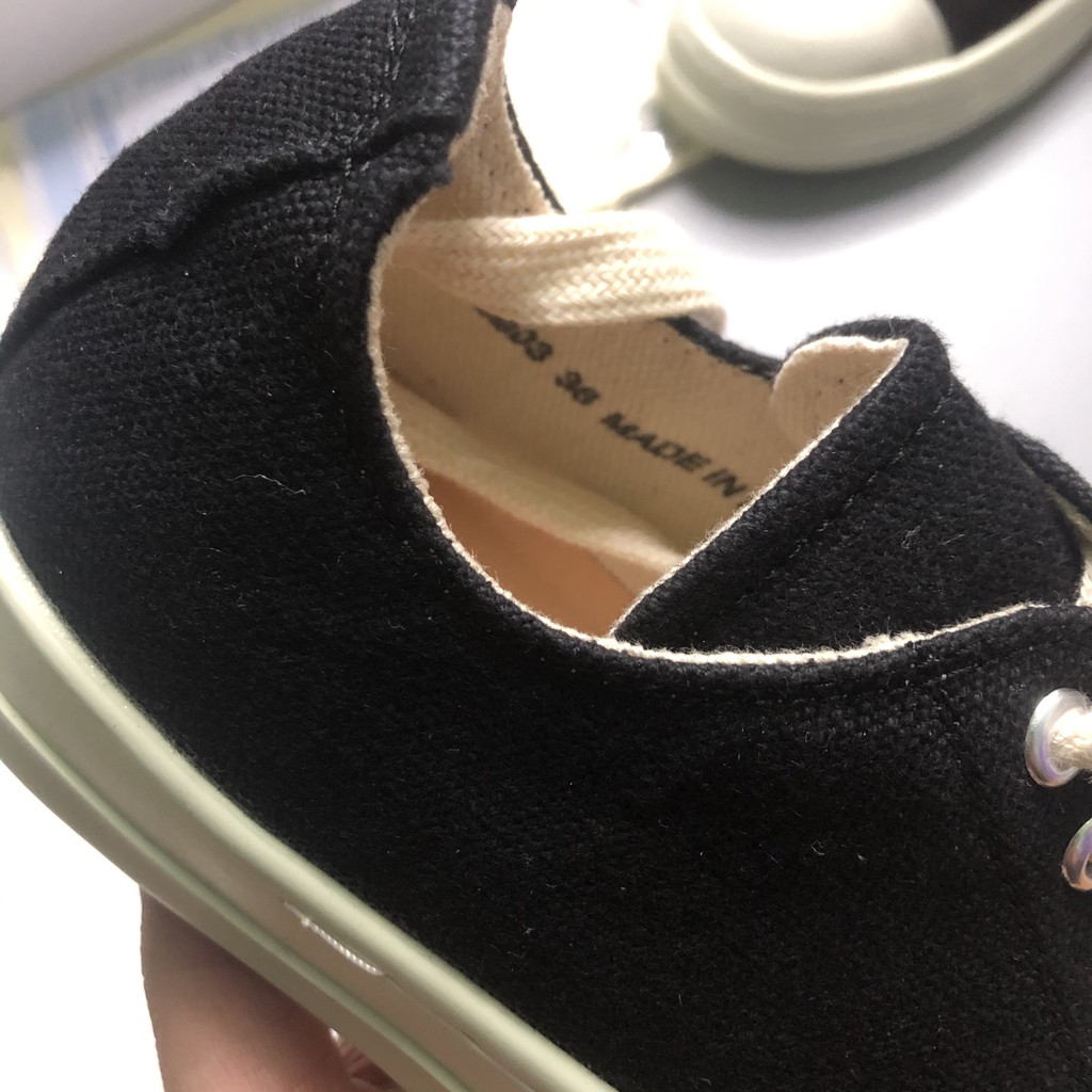 Giày Thể Thao Sneaker Rick Owen Đế Thơm Hương Vani, Đế Khâu Full Size Nam Nữ | RO001 LuxurySneaker | BigBuy360 - bigbuy360.vn