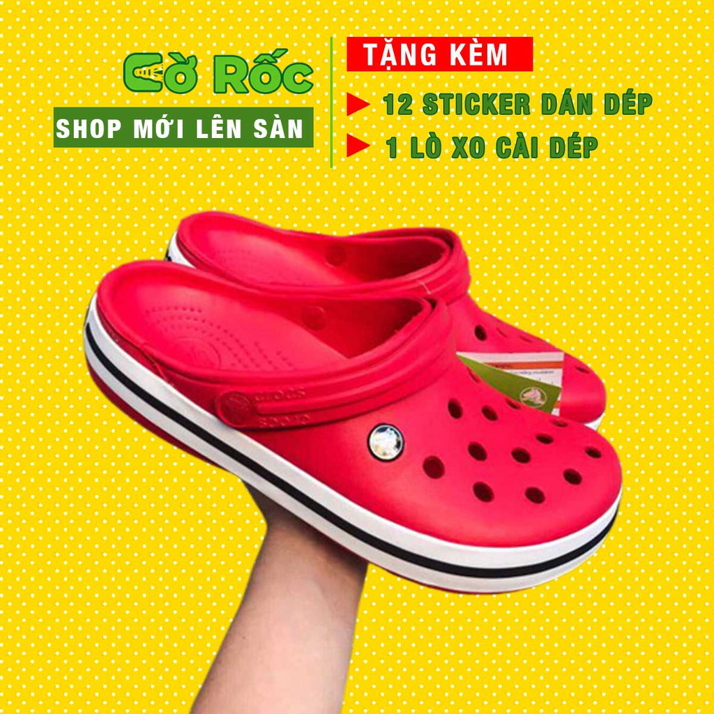 Dép cross đế bánh mì sục bít đầu cho nam và nữ đủ size 36, 37, 38, 39, 40, 41, 42, 43, 44, màu đỏ hàng xuất khẩu