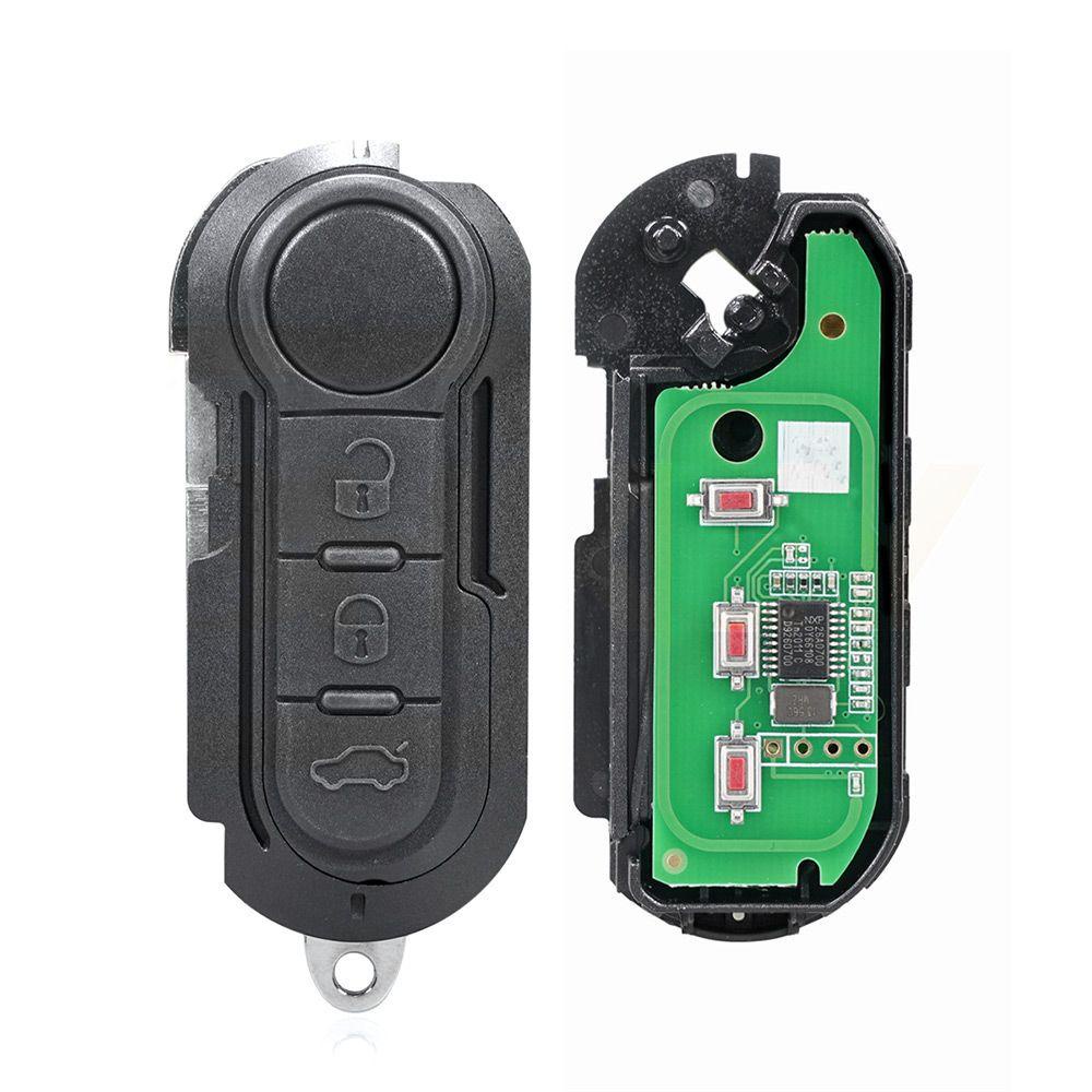 BTLIMER Chìa Khóa Xe Hơi Điều Khiển Từ Xa 433MHz Cho Fiat 500 500L Punto Florino Doblo Qubo