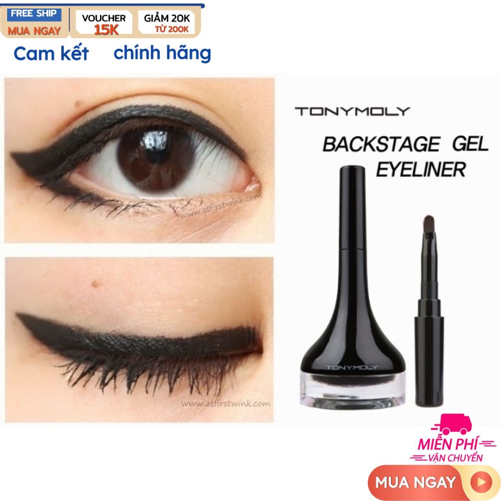 Backstage Gel EyeLiner của TonyMoly, Kẻ mắt tonymoly