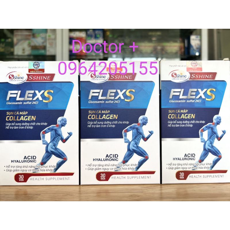 Viên dưỡng khớp glucosamine FLEXS