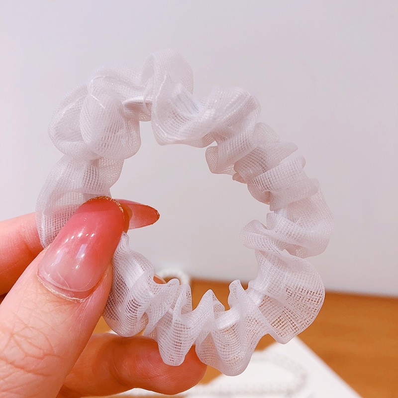 SET 5 DÂY BUỘC TÓC CỘT TÓC VẢI VON MỎNG NHIỀU MÀU- SET PHỐI 5 MÀU