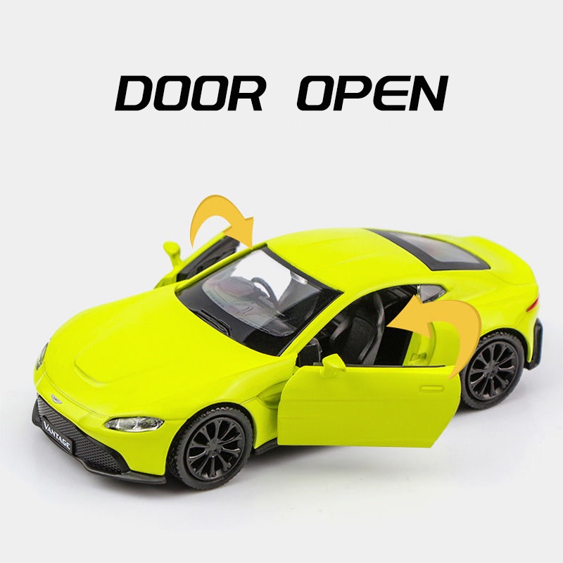 Mô Hình Xe Hơi Thể Thao Aston Martin Vantage Bằng Hợp Kim Kẽm Tỷ Lệ 1 / 36
