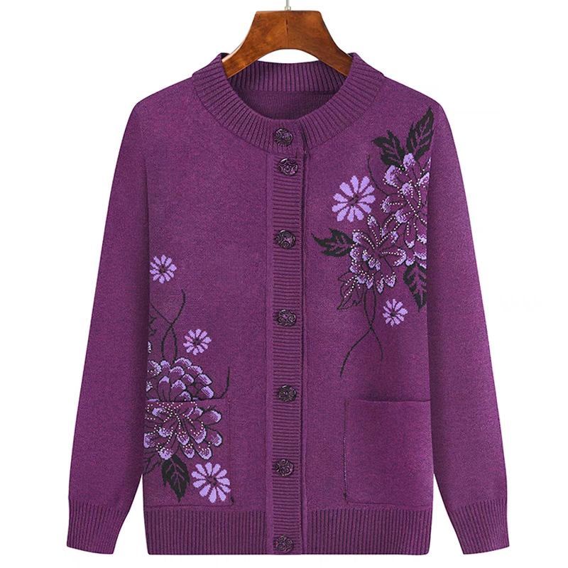 áo len cho người già_ áo khoác len nữ trung niên tặng bà tặng mẹ | BigBuy360 - bigbuy360.vn