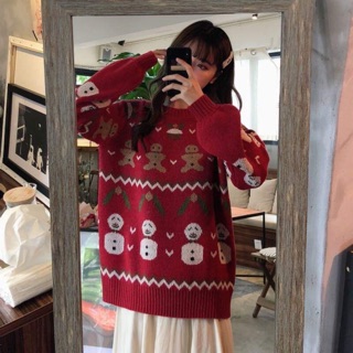 [ORDER] Áo len Noel người tuyết và tuần lộc