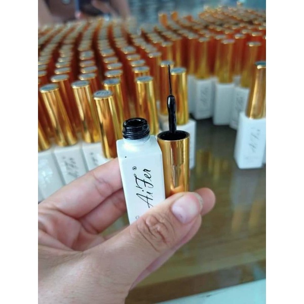 cọ net Aifen , gel cọ net có đầu cọ , gel vẽ đặc trắng đen