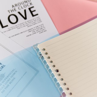 Binder Còng Nhựa A5-B5 (7 màu)