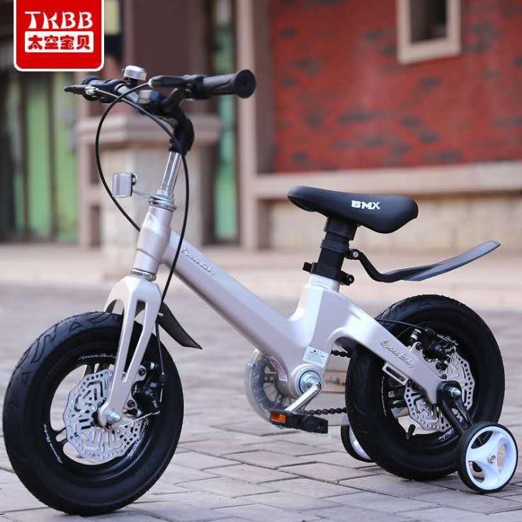 [Xe đạp   bánh 12, 14, 16]Xe đạp trẻ em Space Baby Xe đạp trẻ em 2-12 tuổi 12/14/16/18 inch xe đẩy đơn công chúa