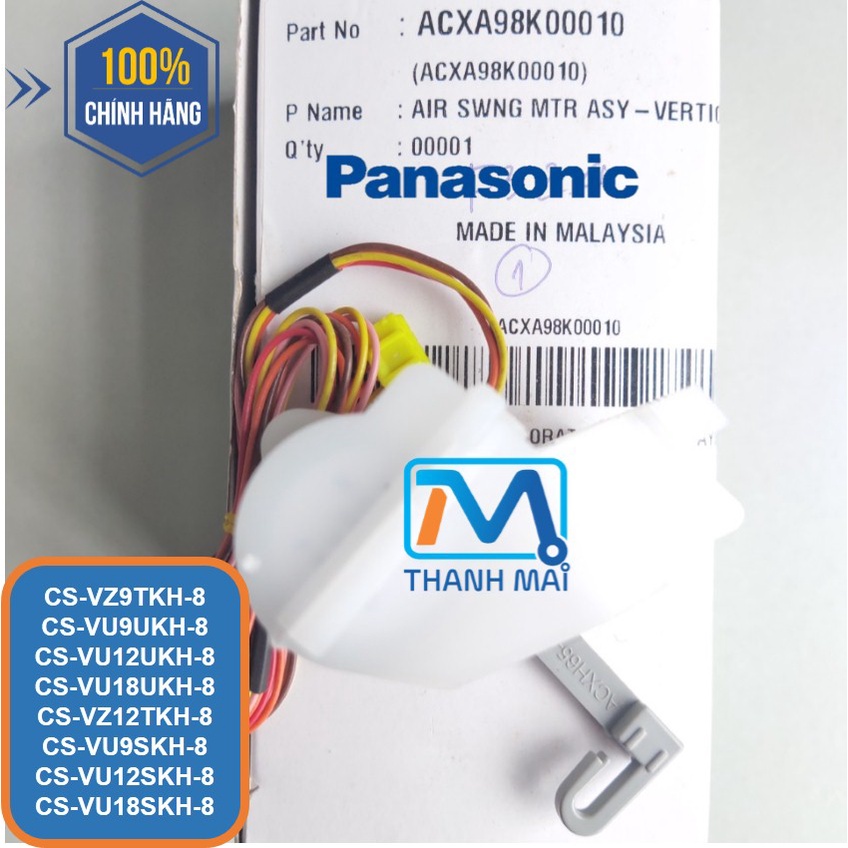 [Mã ELHA22 giảm 5% đơn 300K] motor đảo gió trái phải máy lạnh Panasonic model CS-VZ9TKH-8