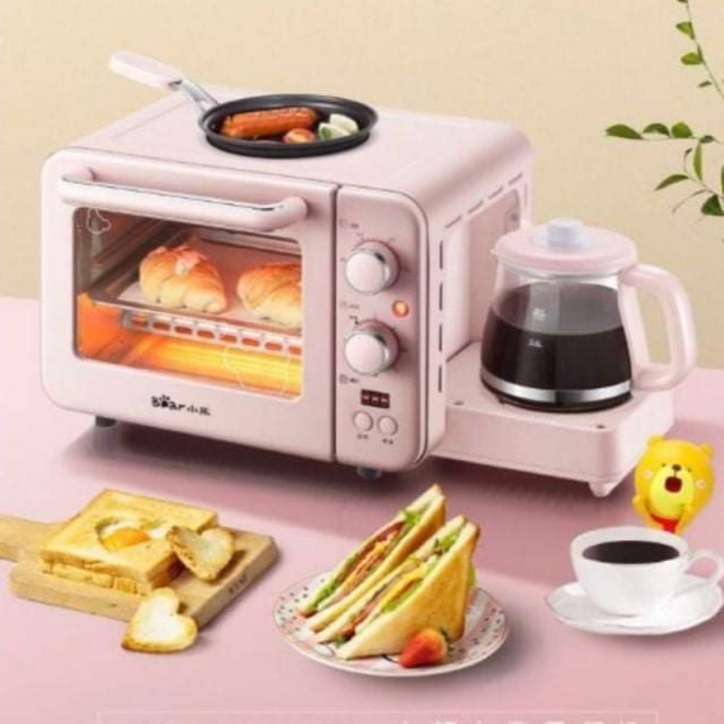 Lò Nướng Đa Năng Bear 3 IN 1 C02B1 8L 1400W Kèm Bình Nước Thủy Tinh - Hàng Nội Địa Trung - Bảo Hành 12 Tháng