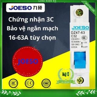 Aptomat 1pha 1tep hộ gia đình dz47-63 loại tốt