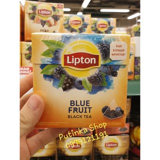 [Hàng có sẵn] Trà đen Lipton Nga nhiều vị (hộp 20 túi nhỏ)