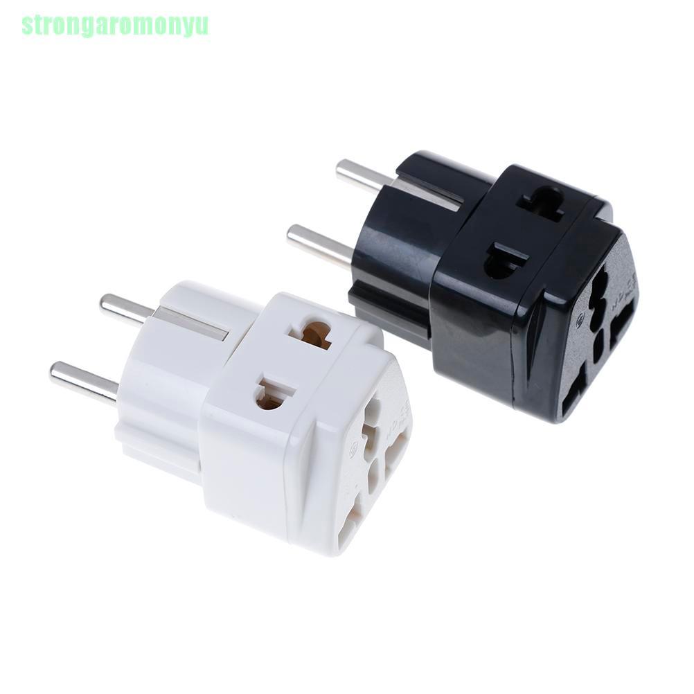 Ổ Cắm Chuyển Đổi Từ 1 Sang 2 5mm Thành Uk / Us / Eu / Au 2 / 3 Pin