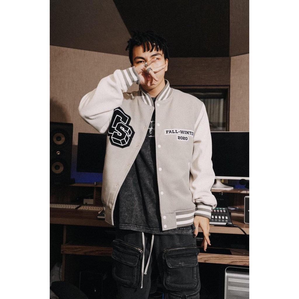 ÁO KHOÁC BÓNG CHÀY - ÁO BOMBER CANDLES JACKET NỈ IN HÌNH UNISEX ULZZANG - GIN STORE