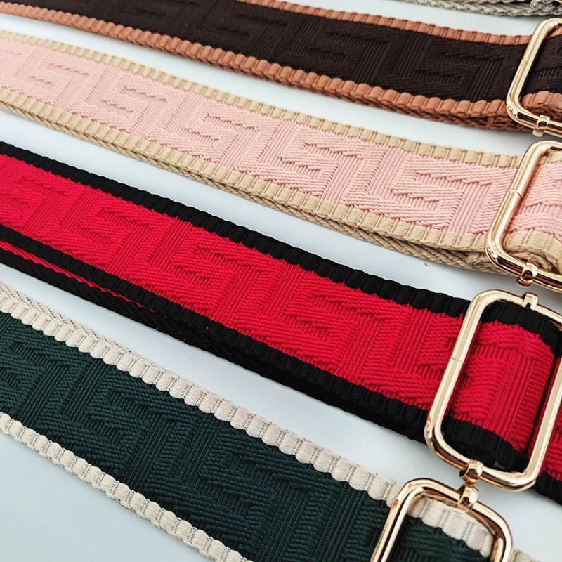 Dệt màu mở rộng dây đeo túi có thể điều chỉnh, thay thế dây đeo túi kéo dài