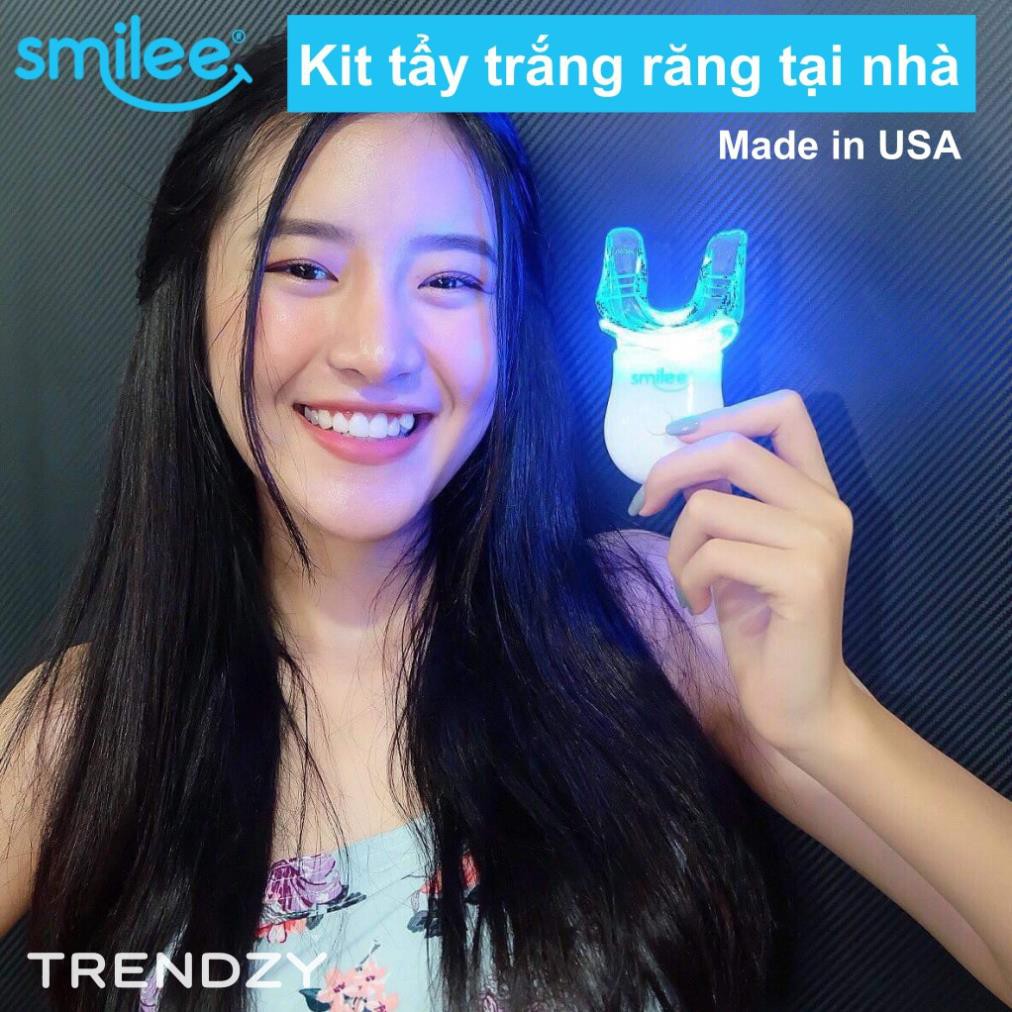 Smilee - Máy tẩy trắng răng tại nhà - Hàng nhập khẩu USA, trắng răng 7 ngày - Hàng chính hãng