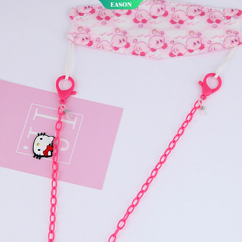 Sanrio Anime Kawaii Insins Hello Kitty Dây Đeo Kính Đeo Cổ Bằng acrylic Chống Mất Kiểu Hoạt Hình Dễ Thương