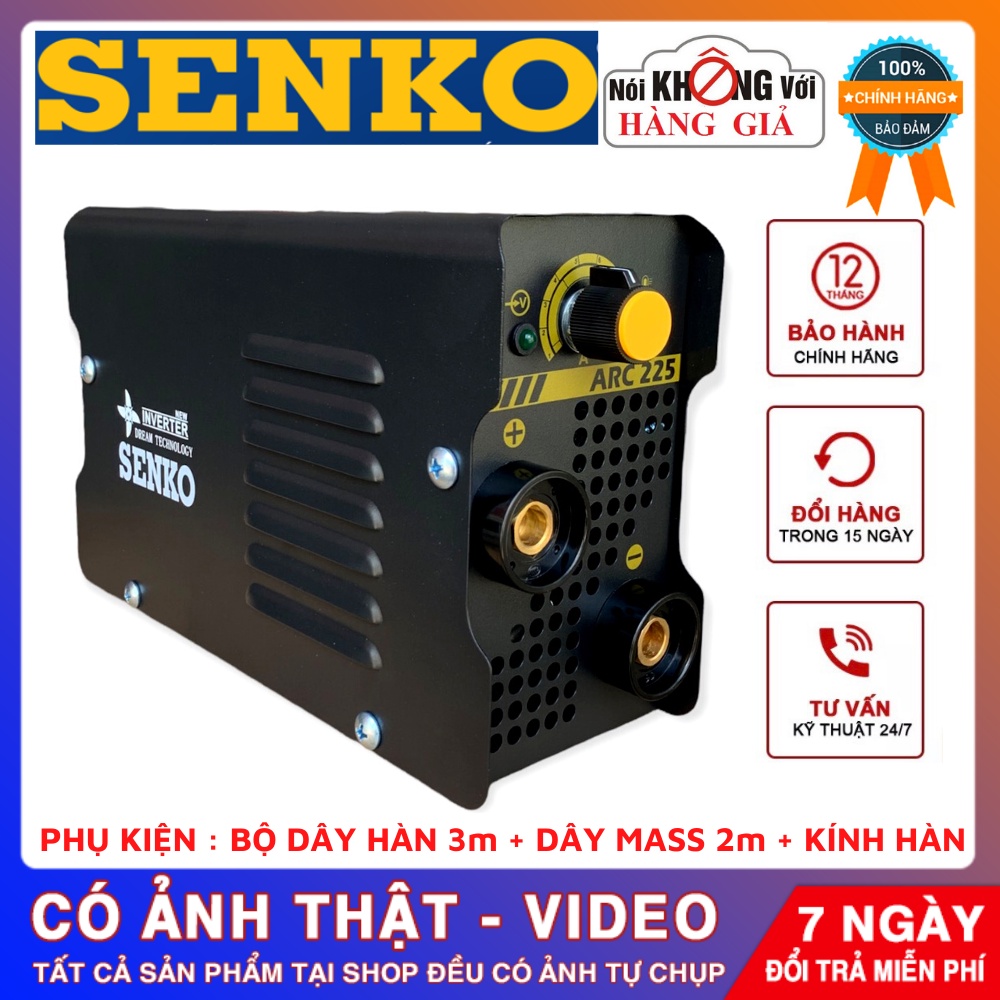 Máy hàn Senko ARC 225a, máy hàn điện tử, máy hàn điện mini