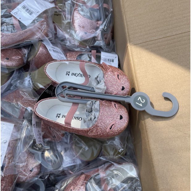 Giày bệt inexteso nhũ hồng xuất dư xịn cho bé gái