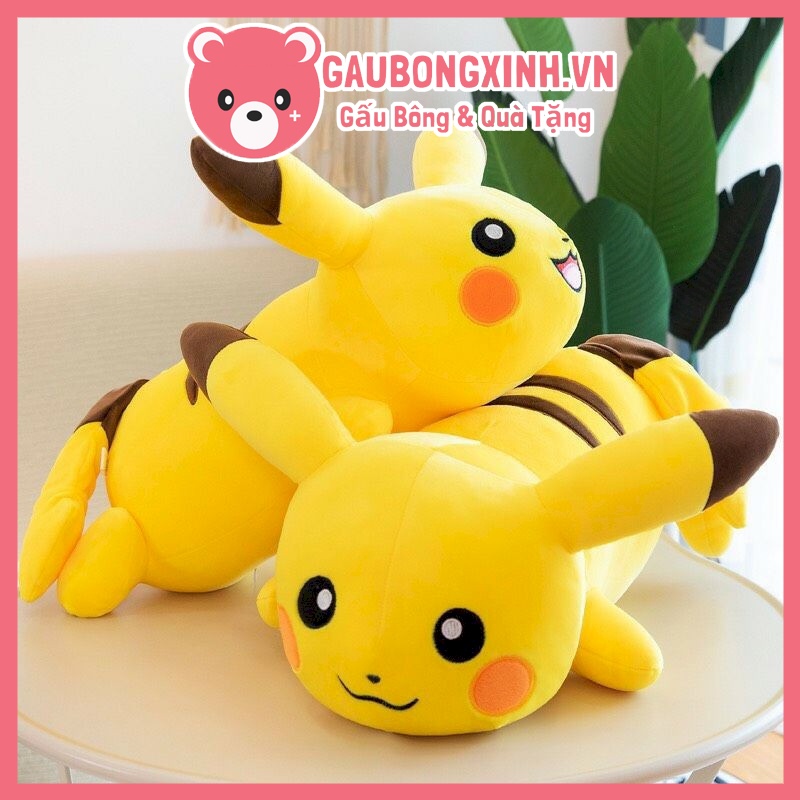 Gấu Bông Pikachu siêu CUTE, Thú nhồi bông nhân vật trong phim pokemon, Quà tặng đồ chơi cho bé