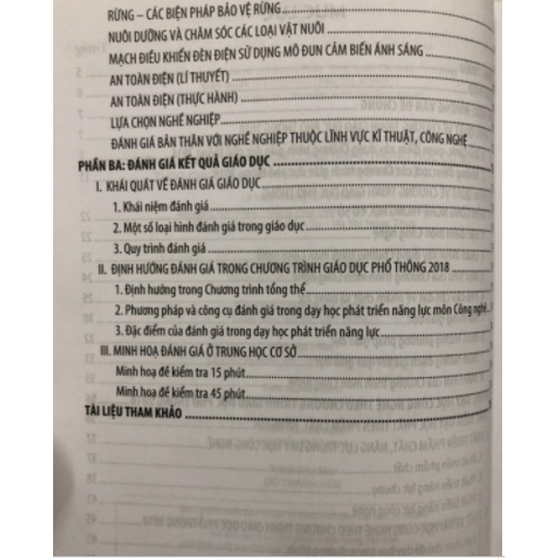 Sách - Hướng dẫn dạy học Môn Công nghệ trung học cơ sở theo chương trình giáo dục phổ thông 2018