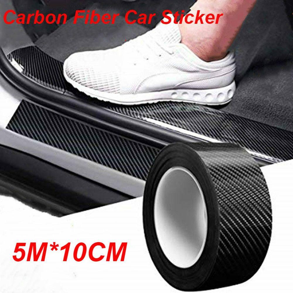 Miếng Dán Sợi Carbon 3D Chống Nước Chống Trầy Cho Cửa Xe Hơi