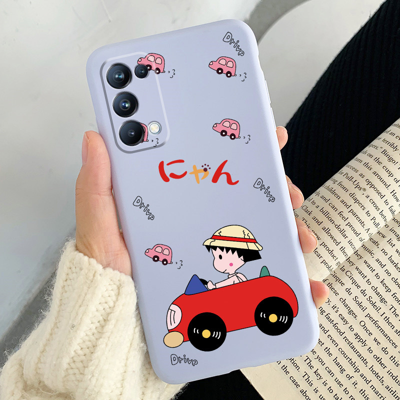 Ốp điện thoại mềm họa tiết hoạt hình graffiti xinh xắn cho Oppo Reno5 Reno5pro | BigBuy360 - bigbuy360.vn