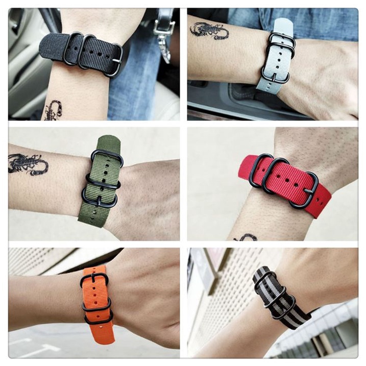 Dây đeo đồng hồ nato vải dù VOZIK