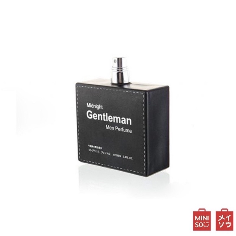 MINISO Midnight Gentleman:Nước hoa Nam cao cấp,hương thơm quyến rũ phái nữ,lọ to 100ml