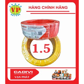 dây cáp tròn 7 sợi xoắn CADIVI 1.5 CV ( 100m )