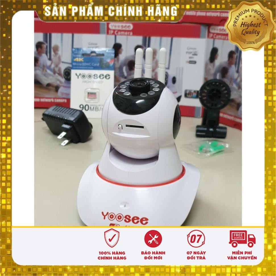 (giá khai trương) Camera Yoosee WiFi 11 Led Mẫu Mới - Full HD 1080P - Xem Đêm Có Màu, Kèm Thẻ Nhớ