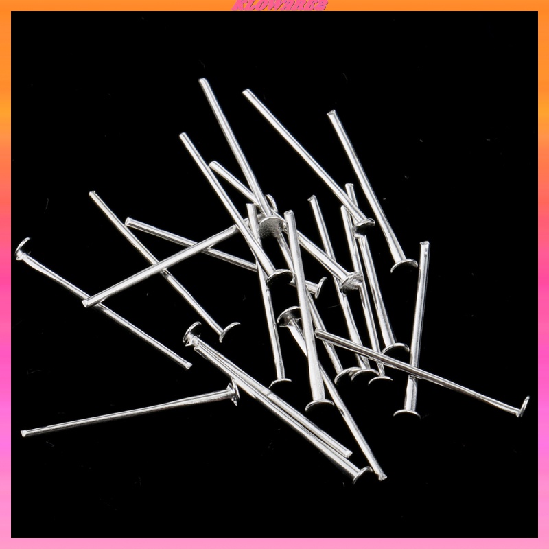 [KLOWARE2]200pcs 19mm Head Pins 1mm Head Jewellery Findings Craft Gold