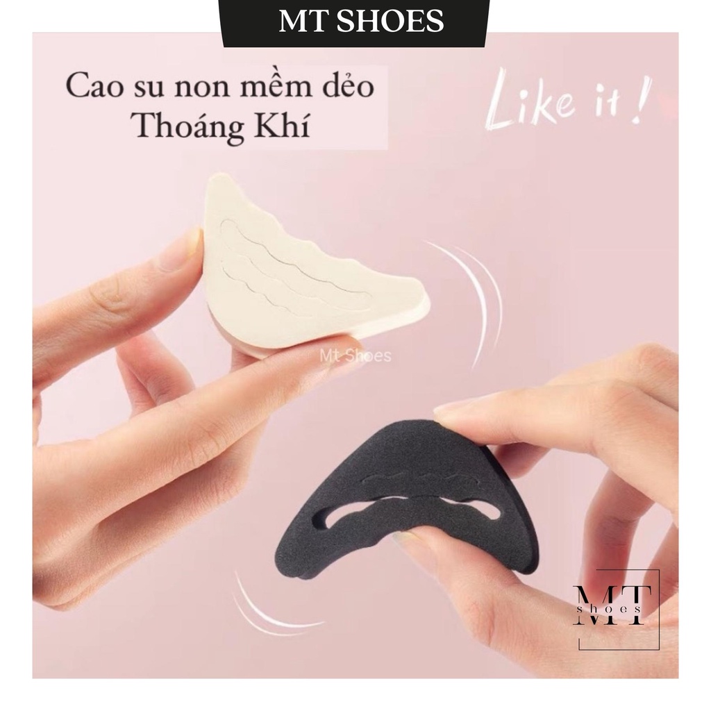 Cặp lót mũi giày cao su non đệm êm ngón chân giúp giảm size cho giày bị rộng giá siêu ưu đãi