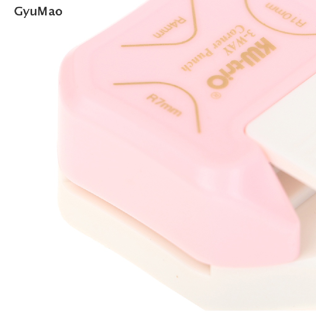 [cxGYMO] Mini Corner Rounder Punch 3 Way Corner Cutter DIY Round Edgers Trimmers  HDY