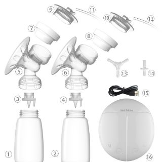 Combo 5 máy hút sữa điện đôi real bubee