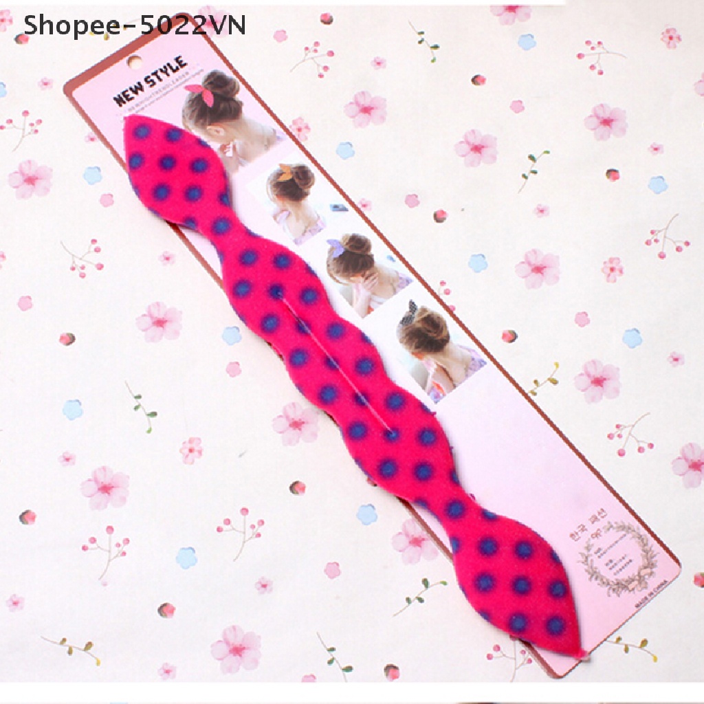 [Hàng mới về] Dụng cụ búi tóc kiểu tai thỏ bằng mút xốp kích thước 29.5cm