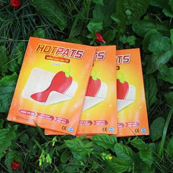 Miếng dán trái ớt Hotpats hỗ trợ giảm đau cơ, đau vai, giảm sưng bầm tím tác dụng trong 12h (7 miếng)