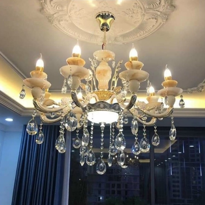 Đèn chùm MONSKY HURICAN 8 tay trang trí hiện đại - kèm bóng Led chuyên dụng [ẢNH THẬT 100%]